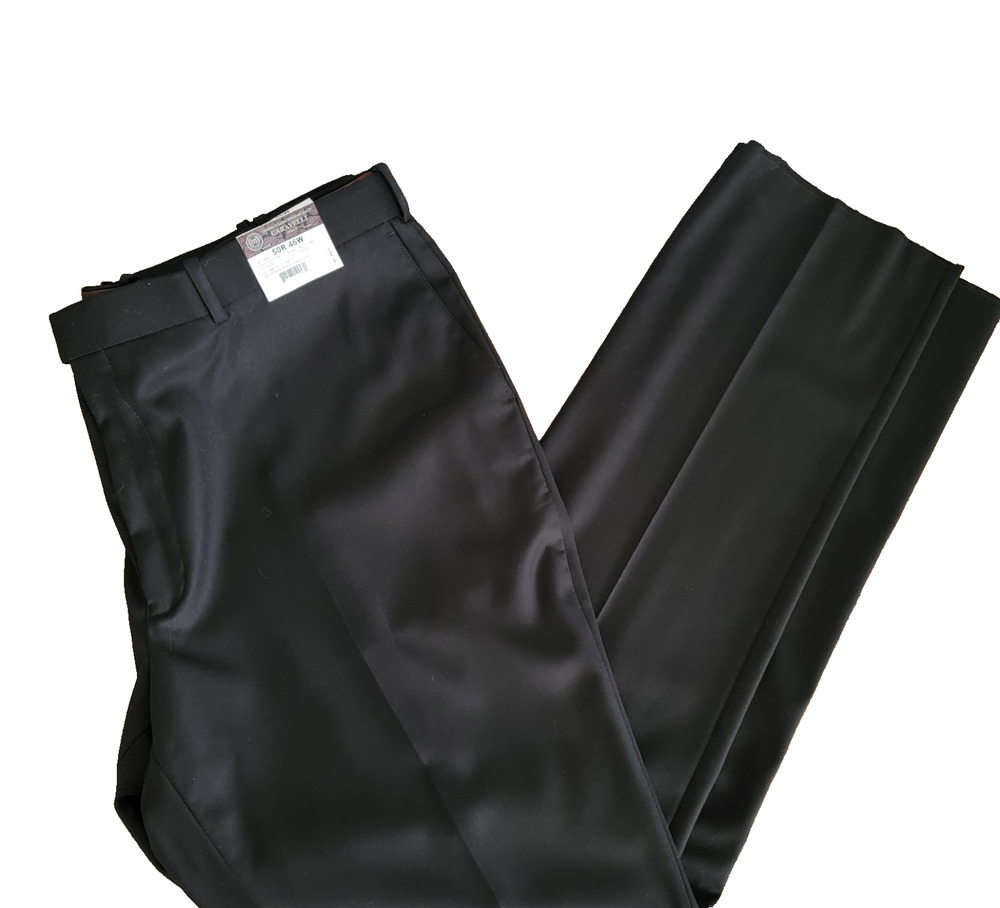 Caravelli Black Dress Pants 46W x 34L Business Career Professional Work NEW NWT